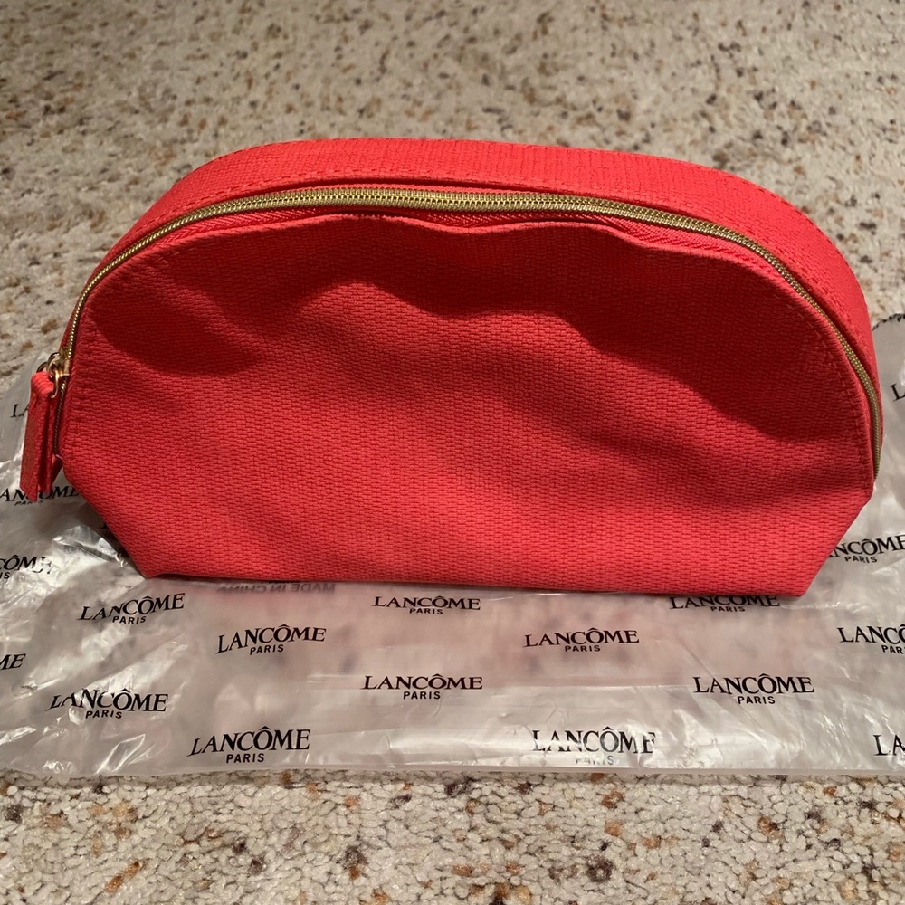 Lancôme Double-Pocket Make-up Case Coral